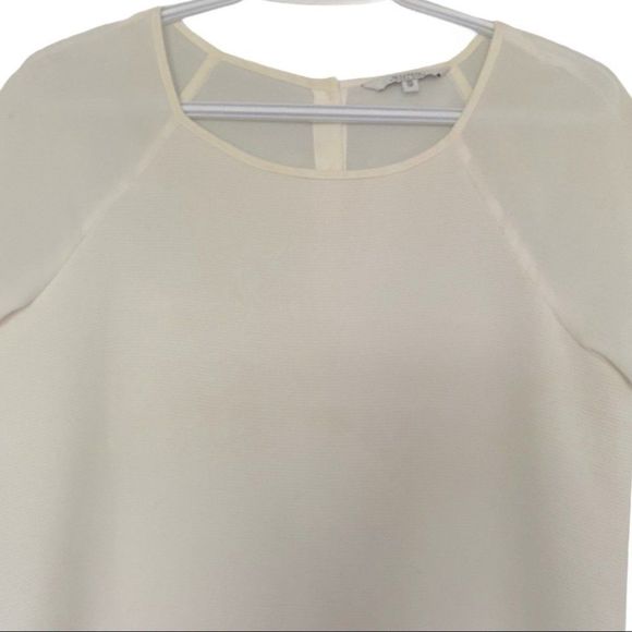 Alfred sung lightweight white short sleeve top XS - Picture 2 of 5